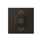 LEGRAND Interrupteur de volets roulants 500w maximum mosaic 2 modules  noir mat 079126L