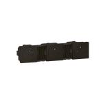 LEGRAND Precablees murales 3x2p+t f/b surface noir mat 079136L