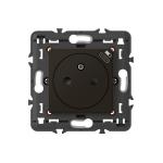 LEGRAND Prise de courant 2p+t surface avec chargeur type-c intgr en face avant mosaic 2 module  noir mat livr avec support 079161L