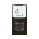 LEGRAND Prise rj45 catgorie6 ftp mosaic 1 module  noir mat 079162L