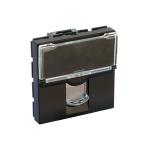 LEGRAND Prise rj45 catgorie 6 utp mosaic 2 modules - noir mat 079164L