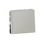 LEGRAND Poussoir ou poussoir inverseur mosaic easy-led 6a 250v~ 2 modules - alu 079240L