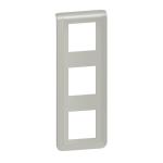 LEGRAND Plaque de finition verticale mosaic pour 3x2 modules alu 079323L