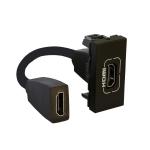 LEGRAND Prise hdmi typea version 1.4 prconnectorise mosaic 1 module - noir mat 079478L