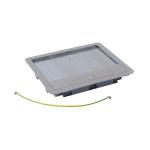 LEGRAND Couvercle mtal revtement inox pour boite de sol version standard 12 modules ou 18 modules 088004