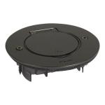 LEGRAND Platine de sol ronde  quiper de mcanisme mosaic 1 poste  acier brun bross 089751
