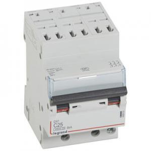 LEGRAND Disjoncteur dnx4500 6ka arrive borne automatique sortie borne  vis  -  tripolaire 400v~ 25a courbe c  -  1 module 406903