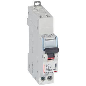 LEGRAND Dnx3 disjoncteur 1p+ng c25 4500a/6ka auto 406885