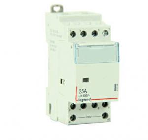 LEGRAND Contacteur de puissance cx bobine 230v~ sans commande manuelle  -  4p 400v~  -  25a  -  contact 4o  -  2 modules 412536