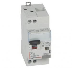 LEGRAND Disjoncteur diffrentiel dx4500 arrive haute et dpart bas  vis u+n 230v~  -  25a typef 30ma  -  courbe c  -  2 modules 410755