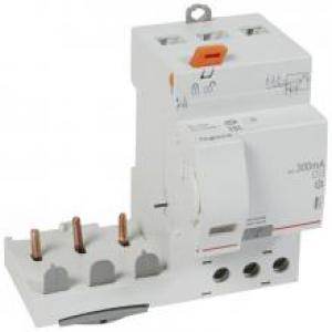 LEGRAND Bloc diffrentiel adaptable  vis dx pour disjoncteur 1 module par ple  -  3p 400v~  -  63a  -  typeac 300ma 410475