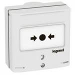 LEGRAND Dispositif de commande pour coupure  2 contacts avec voyant pour fixation encastre ou saillie 138074