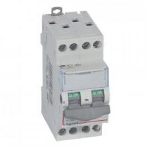 LEGRAND Interrupteur - sectionneur dx - is 4p 400v~  -  20a  -  2 modules 406477