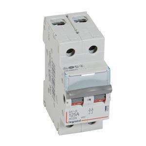 LEGRAND Interrupteur - sectionneur dx - is 2p 400v~  -  125a  -  2 modules 406450