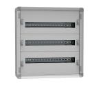 LEGRAND Coffret de distribution m�tal en saillie hauteur 600mm. �quip� de 3 rang�es de 24 modules et barreau laiton - pour la distribution �lectrique jusqu\'� 160a - xl� hp 160 1CO3R24S