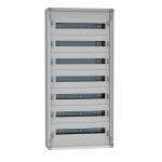 LEGRAND Coffret de distribution m�tal en saillie hauteur 1200mm. �quip� de 7 rang�es de 24 modules et barreau laiton - pour la distribution �lectrique jusqu\'� 160a - xl� hp 160 1CO7R24S