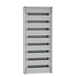 LEGRAND Coffret de distribution m�tal en saillie hauteur 1350mm. �quip� de 8 rang�es de 24 modules et barreau laiton - pour la distribution �lectrique jusqu\'� 160a - xl� hp 160 1CO8R24S