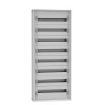 LEGRAND Coffret de distribution plastique en saillie hauteur 1350mm. �quip� de 8 rang�es de 24 modules et d\'un bornier de terre avec bornes automatiques - pour la distribution �lectrique jusqu\'� 160a - xl� hp 160 1CO8R24SPL