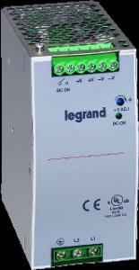 LEGRAND Alimentation stabilise  dcoupage monophase et biphase entre 200v~  500v~ et sortie 24v=  -  120w 146663