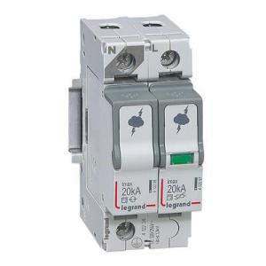 LEGRAND Parafoudre basse tension typet2 imax 20ka/ple  -  1p+n 320v~  -  2 modules 412224