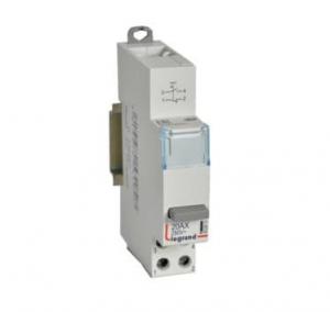LEGRAND Inter poussoir modulaire simple fonction contact 1no+nf  -  1 module 412911