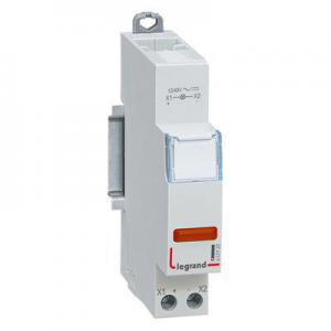LEGRAND Voyant  led cx simple 12v~  48v~ ou 12v=  48v=  -  rouge  -  1 module 412922