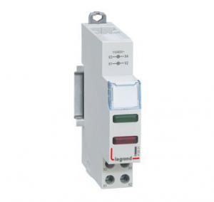 LEGRAND Voyant  led cx double 110v~  400v~  -  vert et rouge  -  1 module 412931