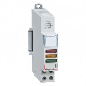 LEGRAND Voyant  led cx triple 230v~  400v~  -  blanc  -  1 module 412932