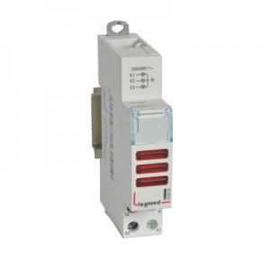 LEGRAND Voyant  led cx triple 230v~  400v~  -  rouge  -  1 module 412933