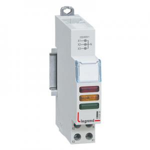 LEGRAND Voyant  led cx triple 230v~  400v~  -  rouge et jaune et vert  -  1 module 412934