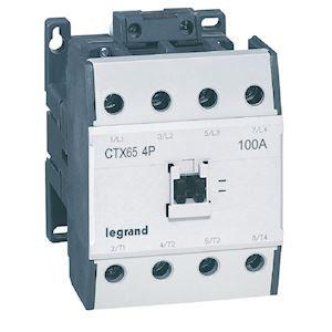 LEGRAND Contacteur de puissance ctx 4 ples  -  65a  -  sans contact auxiliaire intgr  -  tension commande 230v~ 416446