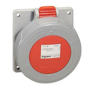 LEGRAND Prise  entraxes unifis p17 ip66/67 16a  -  380v~  415v~  -  3p+t 555388
