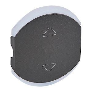 LEGRAND Enjoliveur double cliane pour volets roulants  -  graphite 064859