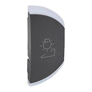 LEGRAND Enjoliveur simple cliane variation montage droite  -  graphite 064878