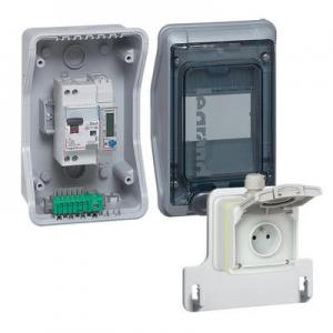 LEGRAND Kit green'up access pour vhicule lectrique coffret quip et pr - cbl + prise + patre + disjon 090481