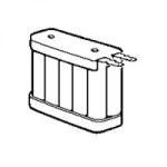 LEGRAND Batterie nimh - 12v - 600mah - pour tableau d'alarme rf. 405 62 040743