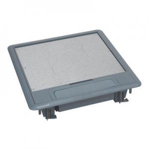 LEGRAND Bote de sol hauteur rduite 50mm pour plancher technique ou chape bton avec couvercle 088070