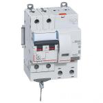 LEGRAND Disjoncteur diffrentiel monobloc dx6000 10ka arrive haute et dpart bas  vis 2p 230v~  400v~  -  40a  -  typeac 30ma 411162