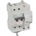 LEGRAND Disjoncteur diffrentiel monobloc dx6000 10ka arrive haute et dpart bas  vis 2p 230v~  400v~  -  63a  -  typeac 30ma 411164