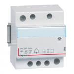LEGRAND Transformateur pour sonnerie 230v vers 24v  12v  -  24va  18 va  -  4 modules 413093