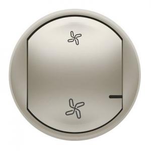 LEGRAND Enjoliveur de remplacement pour commande sans fils pour vmc connecte cliane with netatmo - finition titane 064845