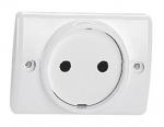 LEGRAND Prise  encastrer pour plinthe 2p 16a 250v~ blanc 050806