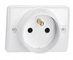 LEGRAND Prise  encastrer pour plinthe 2p+t 16a 250v~ blanc 050860