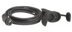 LEGRAND Rallonge 2p+t 16a ip44 ik08 avec double prolongateur ergonomique en caoutchouc et cble 5m 051629