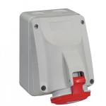 LEGRAND Prise saillie fixe p17 ip44 32a  -  380v~  415v~  -  3p+t 555258