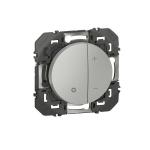 LEGRAND Variateur toutes lampes dooxie 2 fils sans neutre finition alu 600160