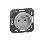 LEGRAND Prise de courant easyrno 2p+t faible profondeur dooxie 16a finition alu 600428