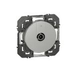LEGRAND Prise tv simple toile blinde dooxie finition alu 600451