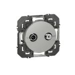 LEGRAND Prise tv - sat toile blinde dooxie finition alu 600456