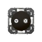 LEGRAND Prise tv-sat toile blinde dooxie - noir 600556